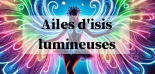 Ailes d'isis lumineuses